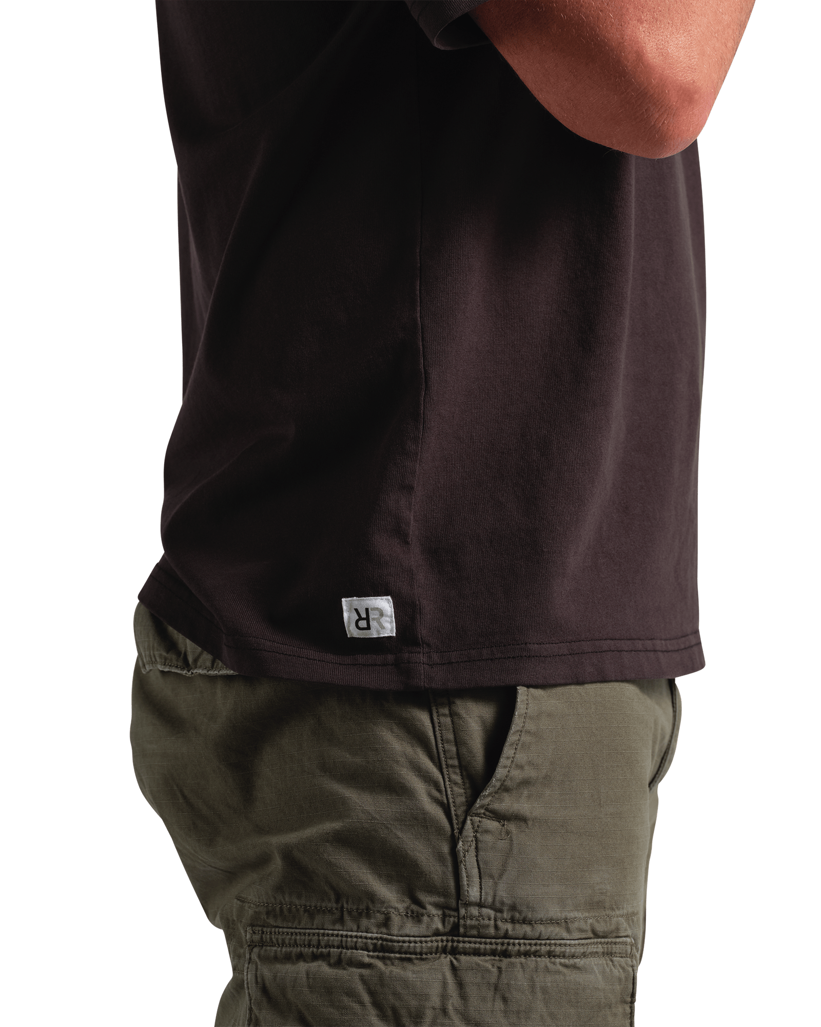 reality run logo puff tee washed black rr 01 0006 detail 07