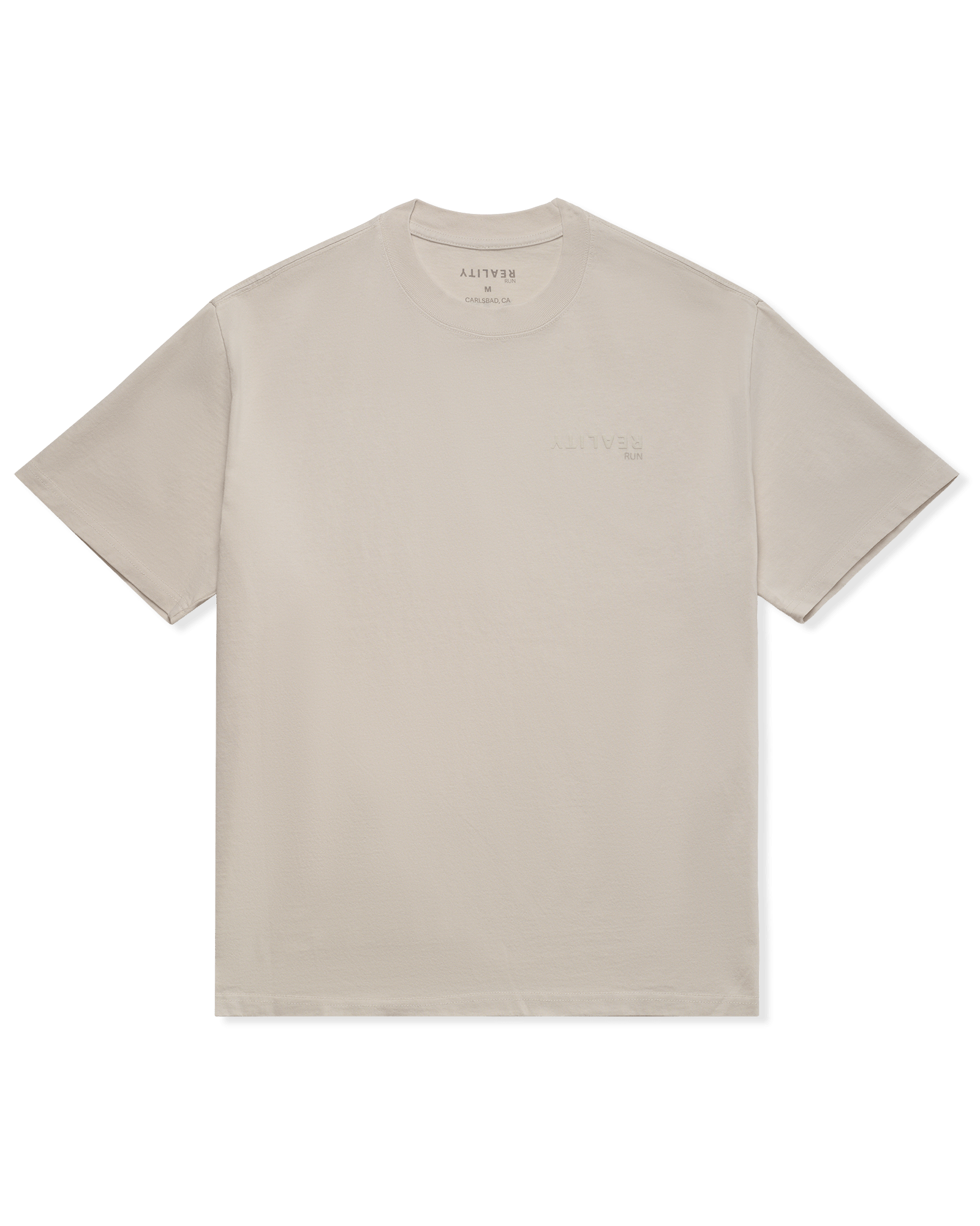 reality run logo puff tee washed bone rr 01 0004 flatlay 01
