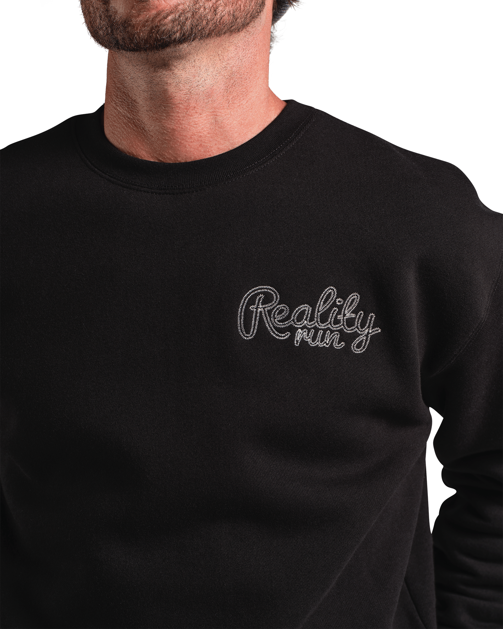 reality run signature fleece crew black rr 22 0001 detail 06