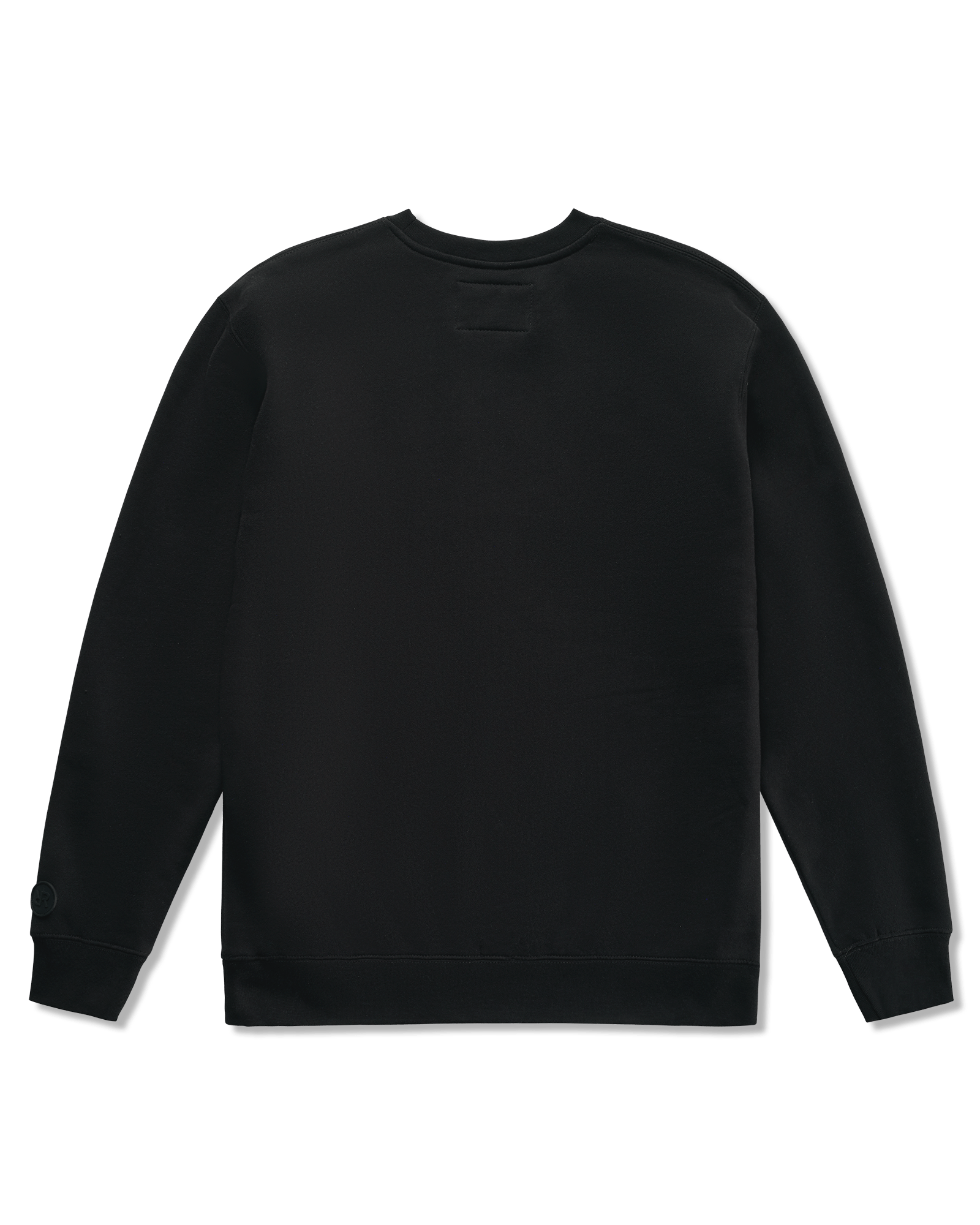 reality run signature fleece crew black rr 22 0001 flatlay 02