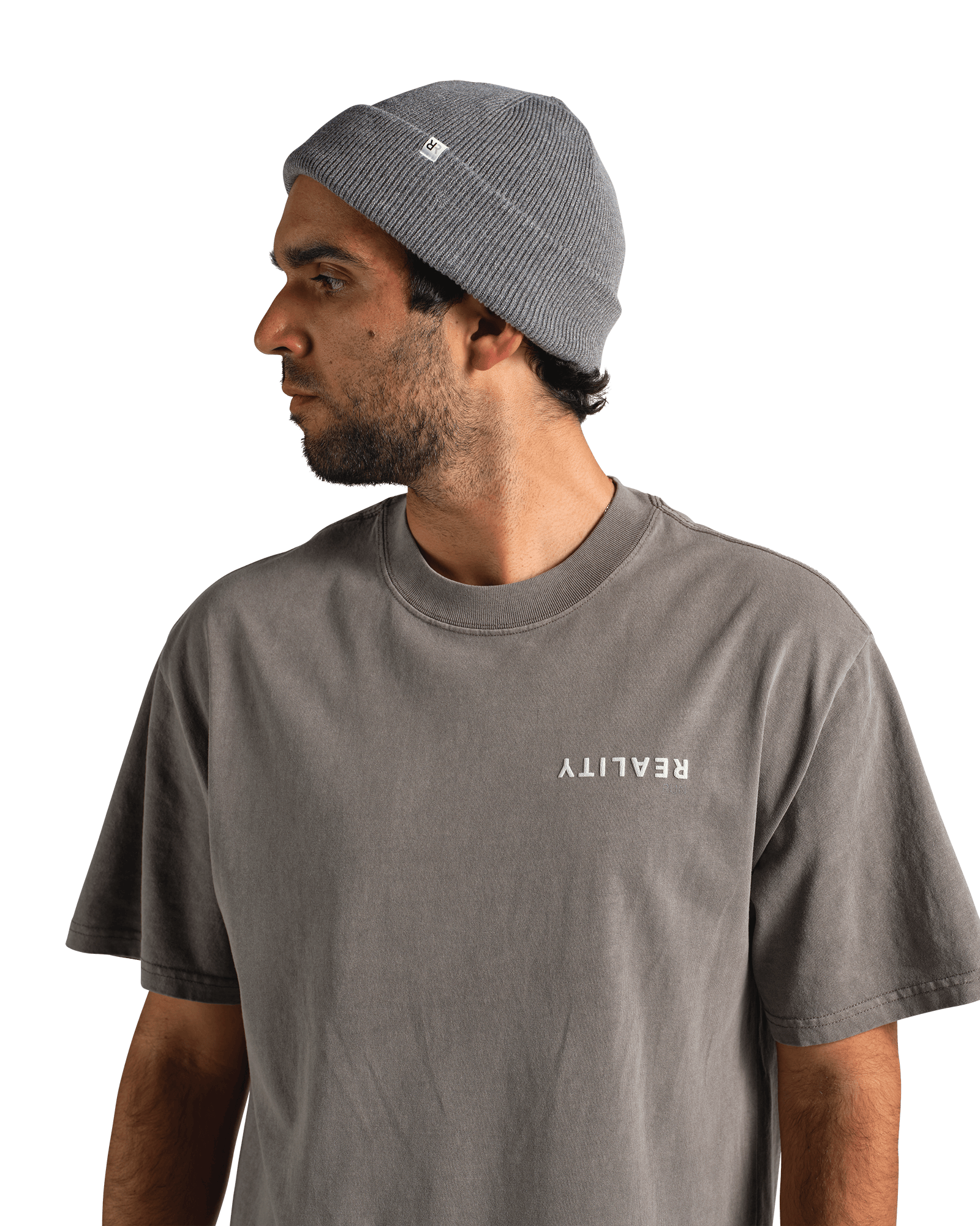 reality run waverly beanie light grey rr 41 0019 onmodel 04