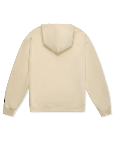 reality run logo fleece hoodie sand rr 21 0002 flatlay 02