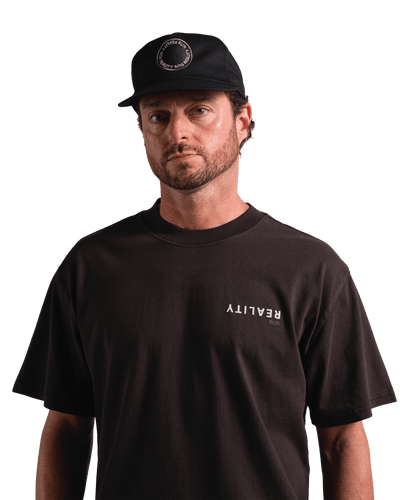 reality run logo puff tee washed black rr 01 0006 detail 06