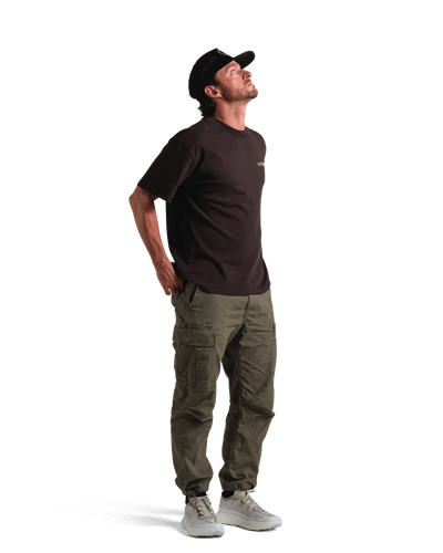 reality run logo puff tee washed black rr 01 0006 onmodel 04