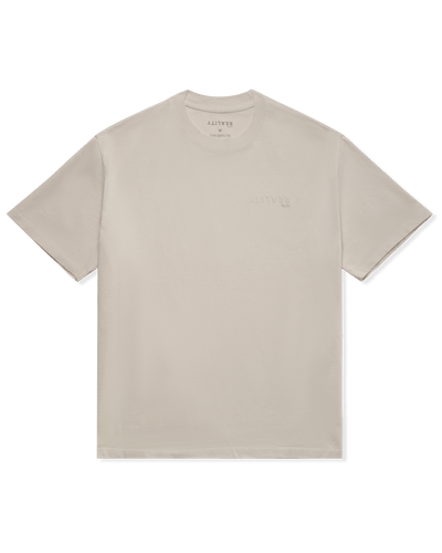 reality run logo puff tee washed bone rr 01 0004 flatlay 01