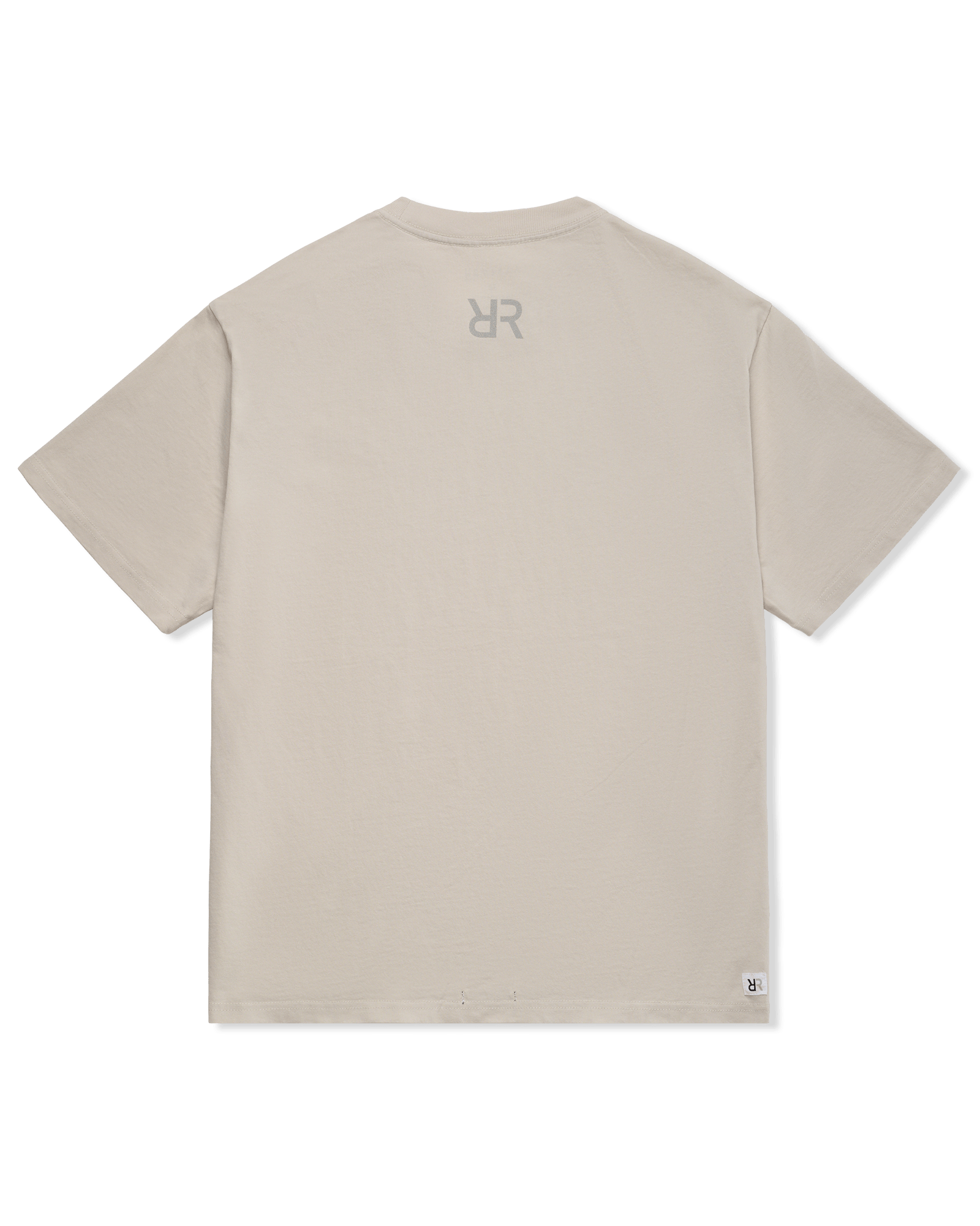 reality run logo puff tee washed bone rr 01 0004 flatlay 02