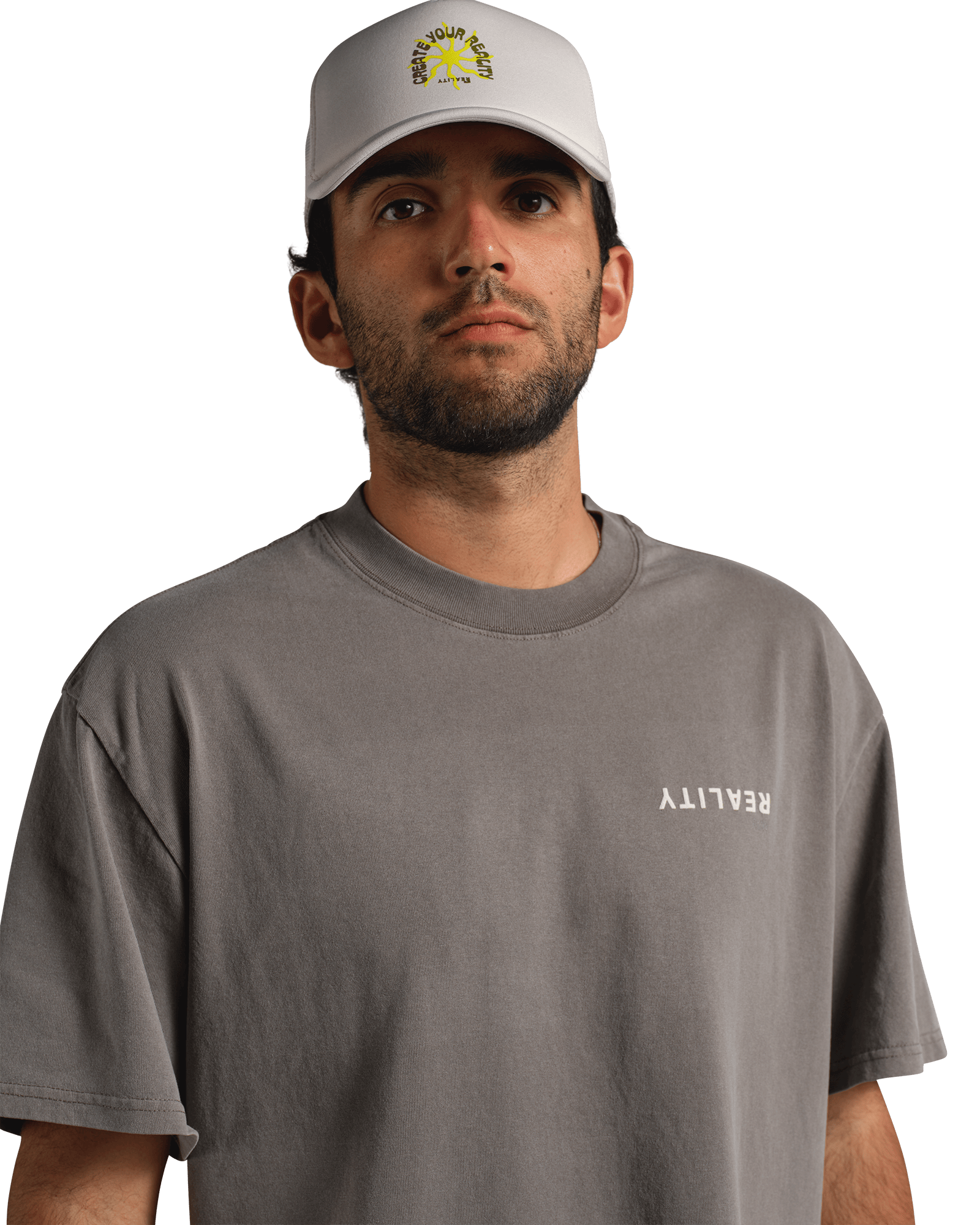 reality run logo puff tee washed grey rr 01 0005 detail 06