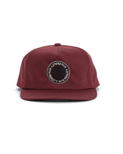 reality run rotate hat burgundy rr 41 0004 flatlay 01