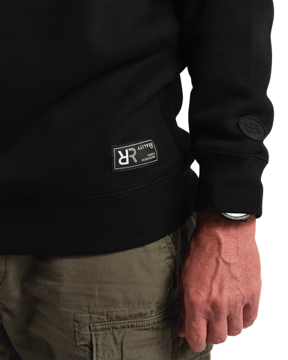 reality run signature fleece crew black rr 22 0001 detail 07