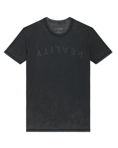 Reality Run Arches Tee Washed Black Flatlay 01