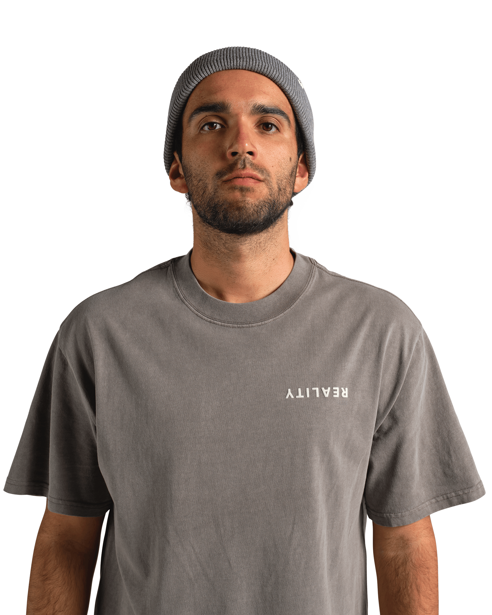 reality run waverly beanie light grey rr 41 0019 onmodel 03